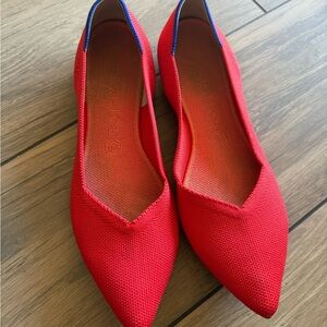 Rothy's Red and Blue Women's Flats